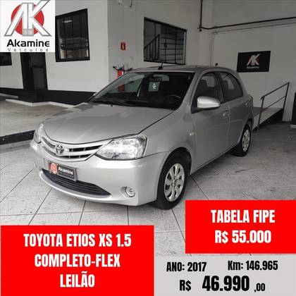 TOYOTA ETIOS 1.5 XS 16V FLEX 4P MANUAL